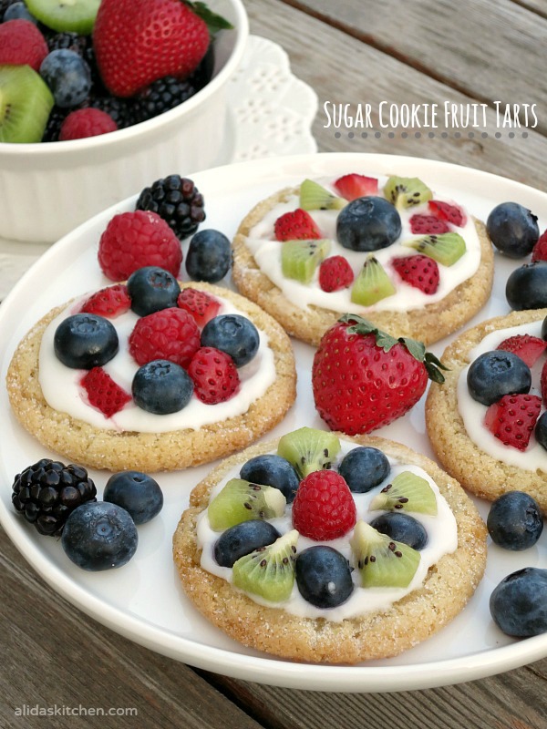 Sugar Cookie Fruit Tarts #SundaySupper | My Site