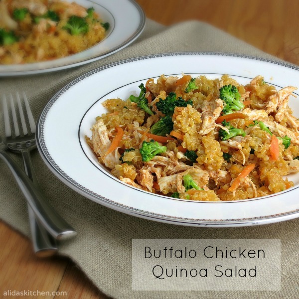 Buffalo Chicken Quinoa Salad | alidaskitchen.com
